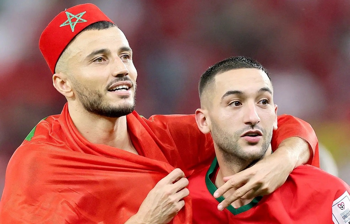 Romain Saiss Hakim Ziyech - OnzedAfrik