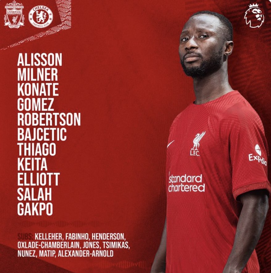 Koulibaly encore remplaçant, Ziyech titulaire... les compos officielles du choc Liverpool-Chelsea 14 Fm i7KlWQAEbpyk - OnzedAfrik
