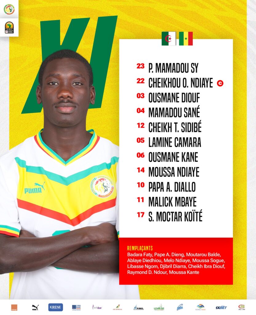 Algérie-Sénégal : Voici les compositions officielles de la finale du CHAN 2022 ! 15 FoJJrxkXwAERi8X - OnzedAfrik
