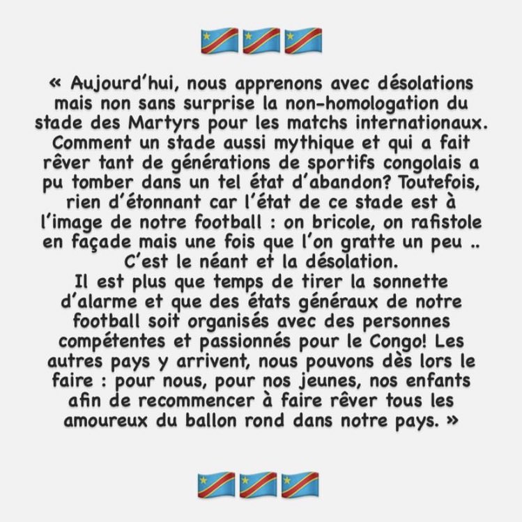 La colère de Mpoku envers la Fédé congolaise (RDC) : « Comment vous avez pu nous faire ça ? » 11 Fom1DtwWIAEWj1o - OnzedAfrik