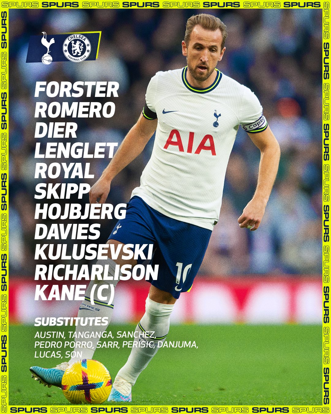 Tottenham - Chelsea : Les compositions officielles 14 Fp5HdHKWcAAzpBQ - OnzedAfrik