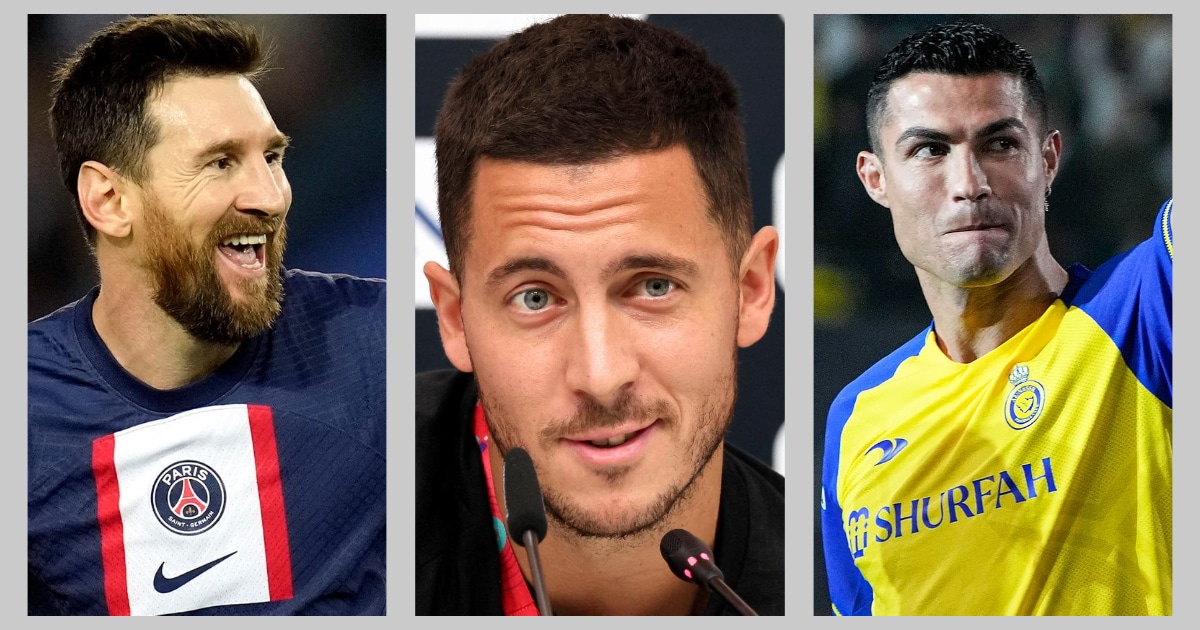 Hazard GOAT Messi Ronaldo - OnzedAfrik