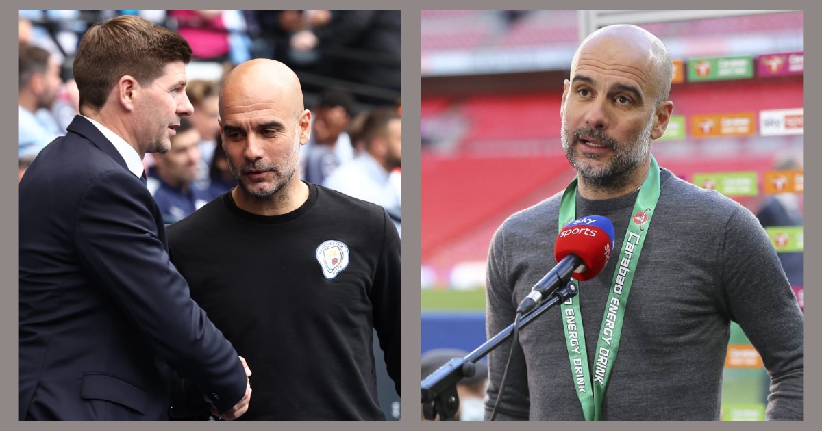 Pep Guardiola Steven Gerrard - OnzedAfrik