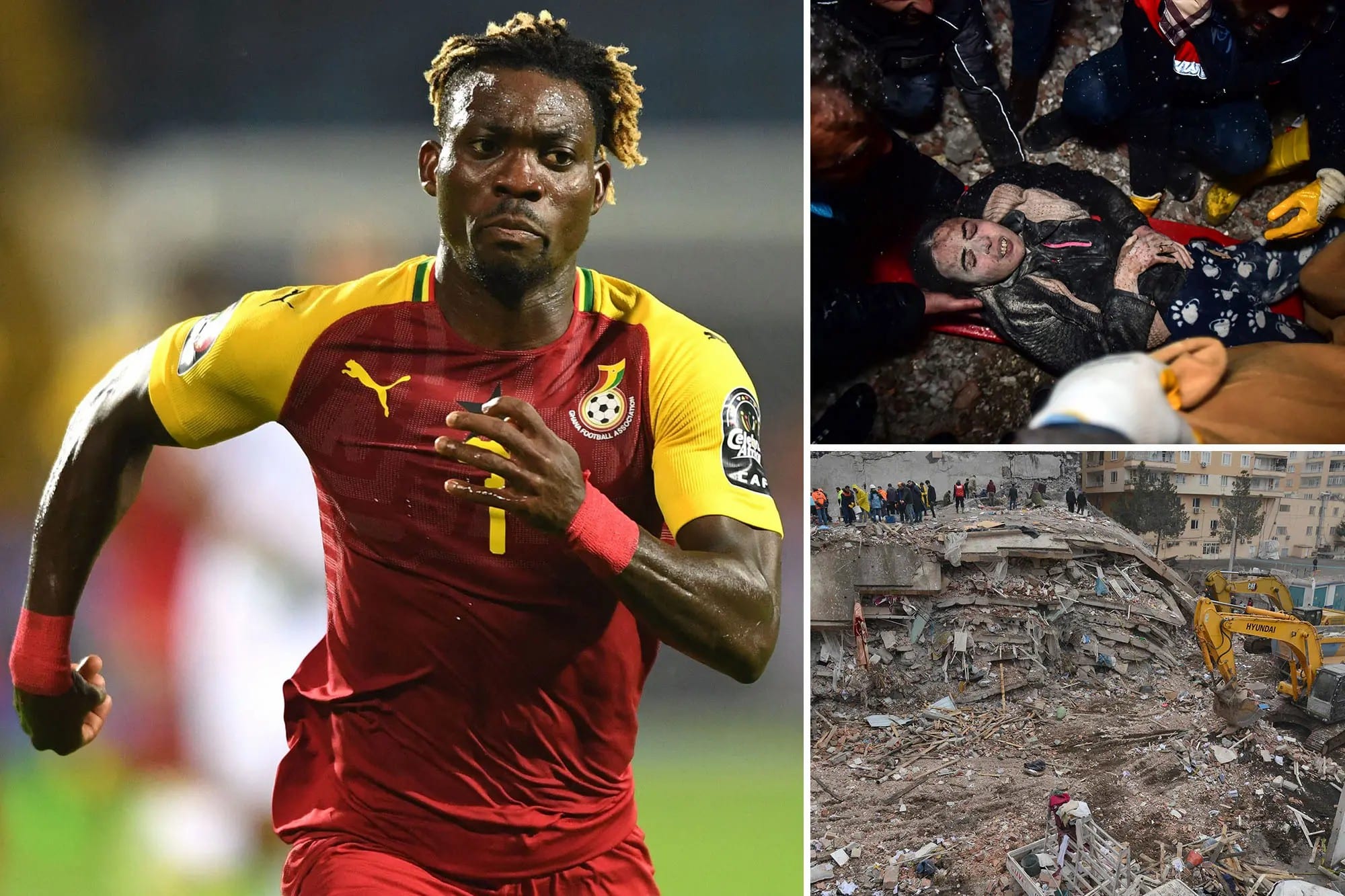 christian atsu found alive turkey earthquake comp - OnzedAfrik