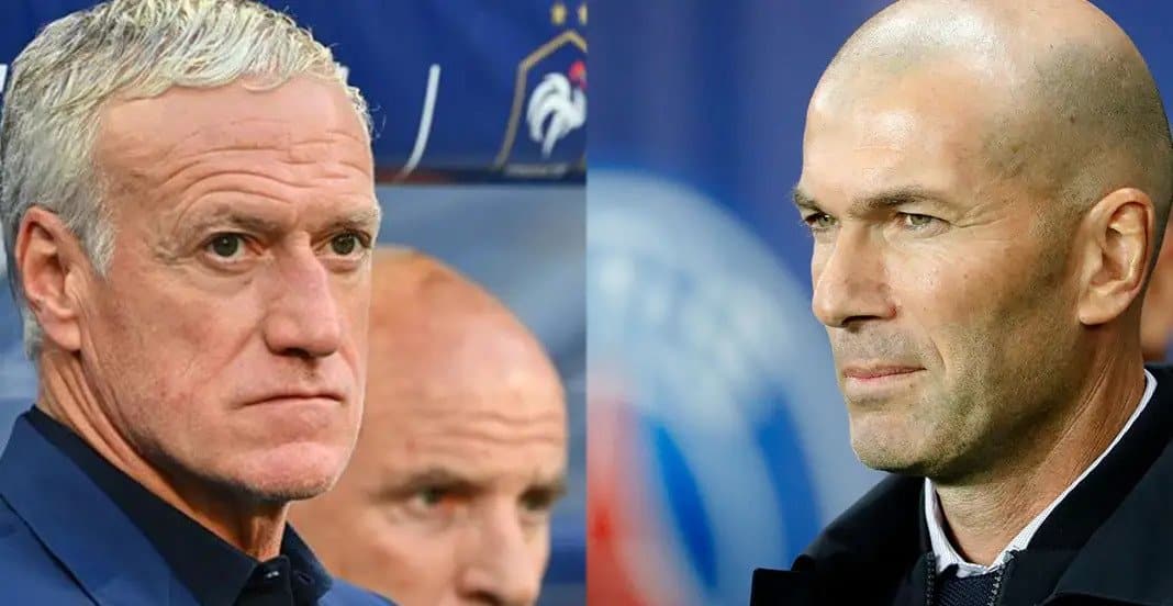 Equipe de France Didier Deschamps Zidane - Onze d'Afrik