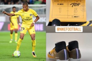 Le cadeau spécial de Nike à Kylian Mbappé pour célébrer son record 11 Mbappe chaussures 620x413 1 - OnzedAfrik