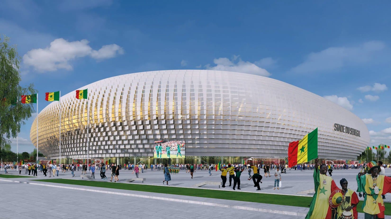 Stade Abdoulaye Wade Diamniadio STADE DU SENEGAL - OnzedAfrik