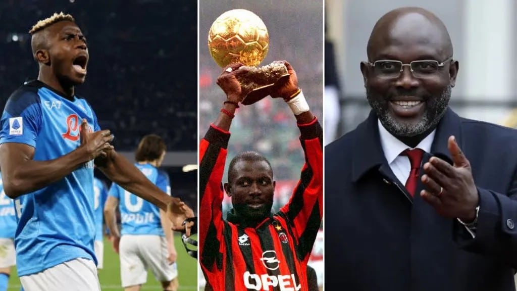 Osimhen and George Weah - OnzedAfrik