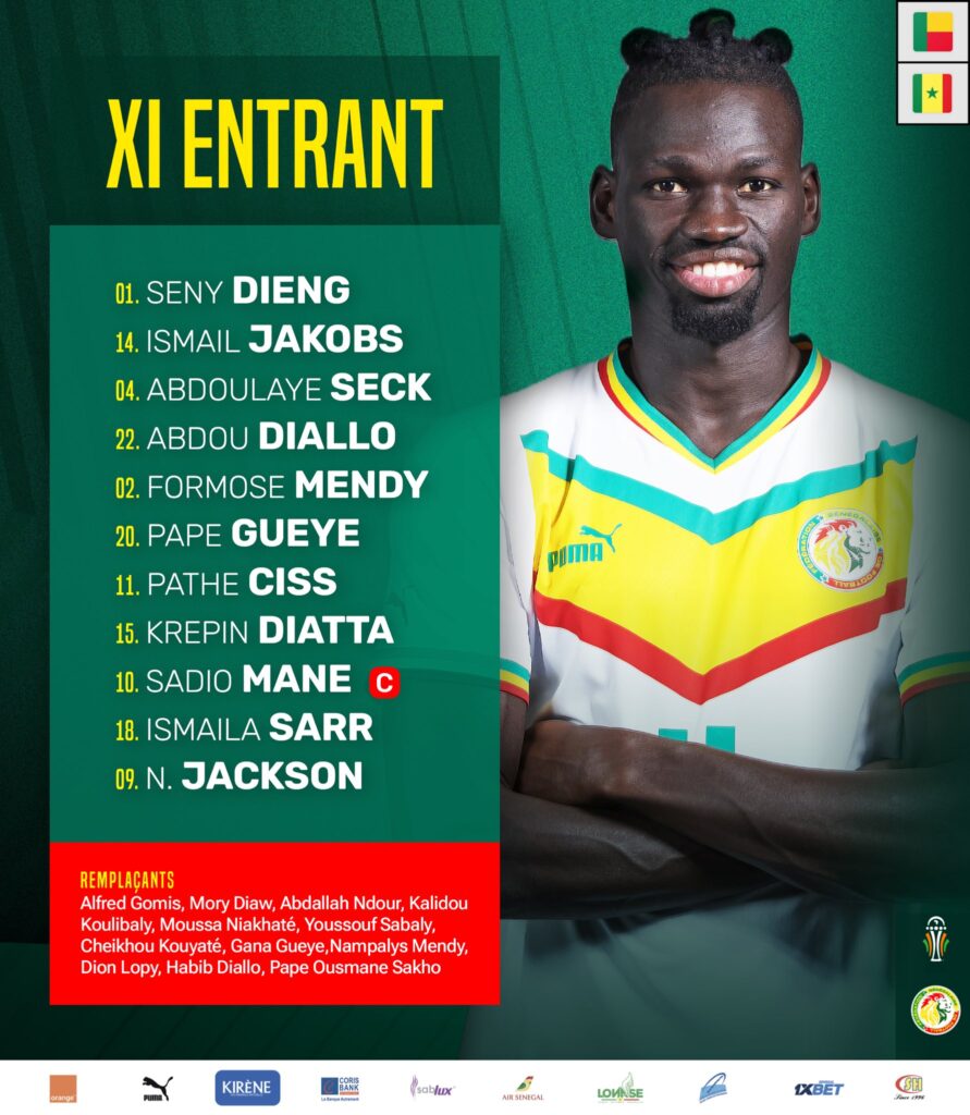 Benin - Sénégal : Les compos officielles avec Mané, Jackson et Mounié 15 Fy196wuX0AEskZY - OnzedAfrik
