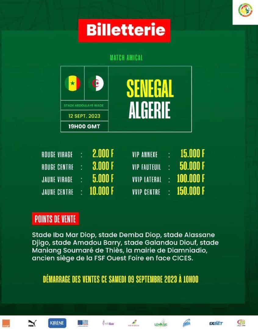 Sénégal - Algérie : Le communiqué de la FSF sur les tarifs des billets 11 373411453 571073271738254 6777921528415287102 n - OnzedAfrik