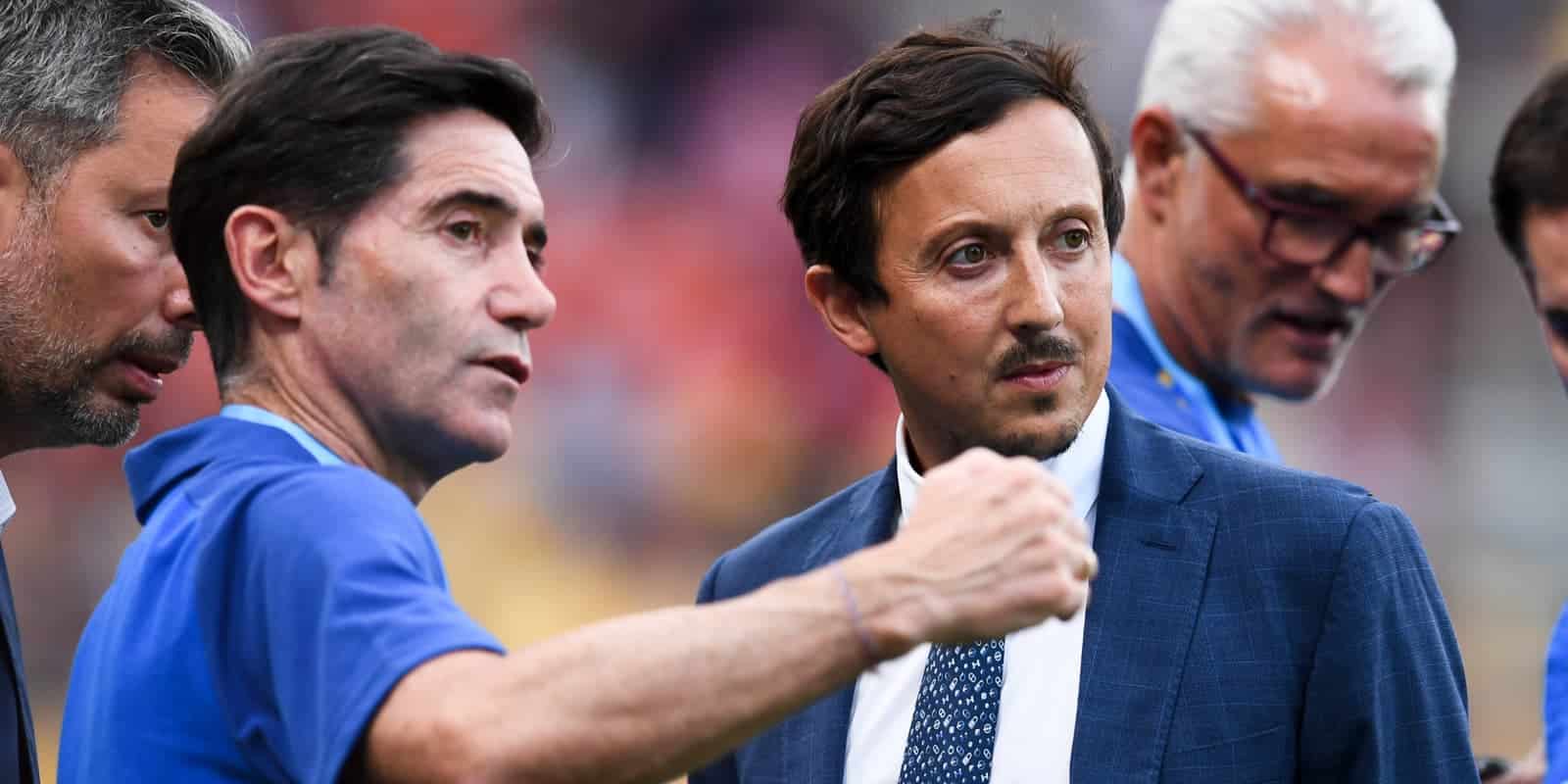 Marcelino et Pablo Longoria le 18 aout 2023 1692324 - OnzedAfrik