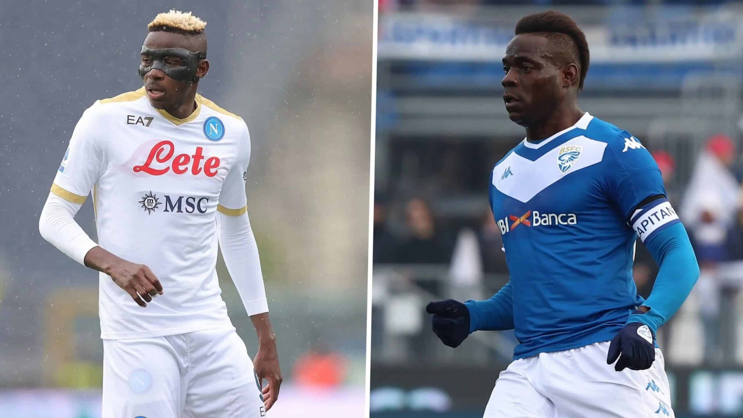 Victor Osimhen and Mario Balotelli scaled - OnzedAfrik