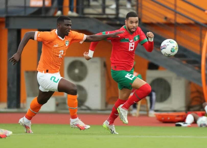 COte divoire vs Maroc En Nesyri - Onze d'Afrik