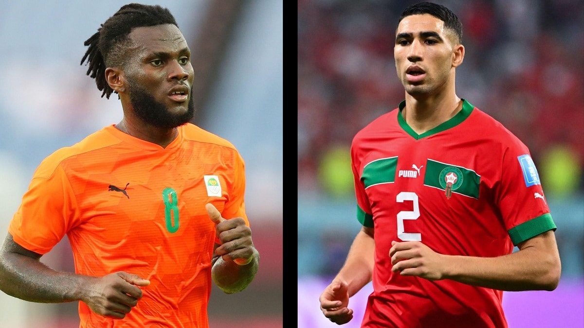 Cote dIvoire vs Maroc Kessie Hakimi - OnzedAfrik
