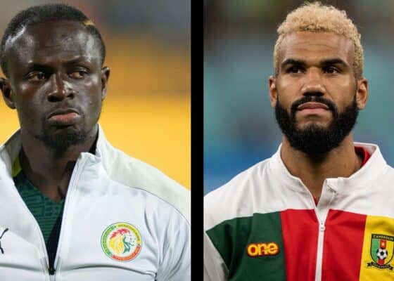 Mane vs Cameroun Choupo Moting vs Senegal - OnzedAfrik