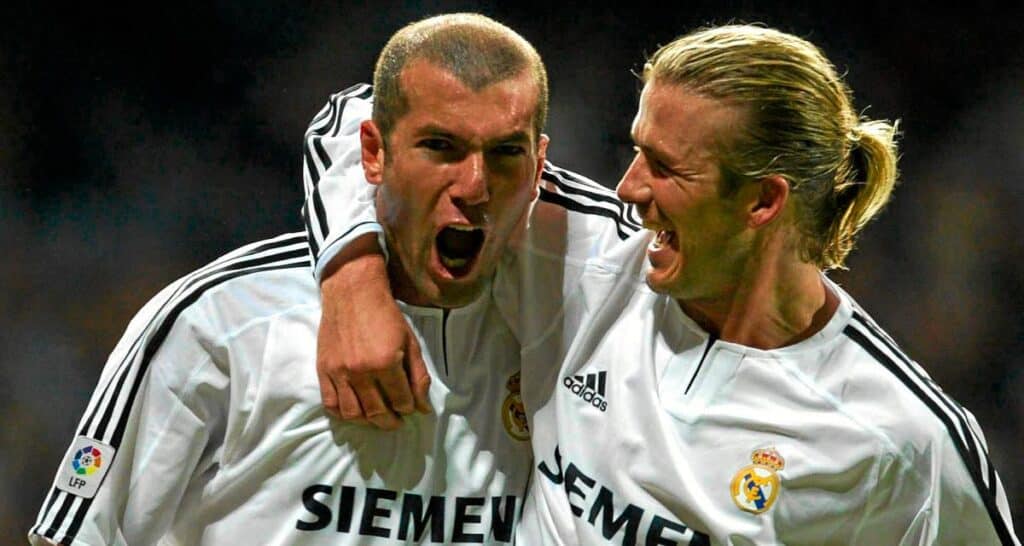 David Beckham & Zinedine Zidane
