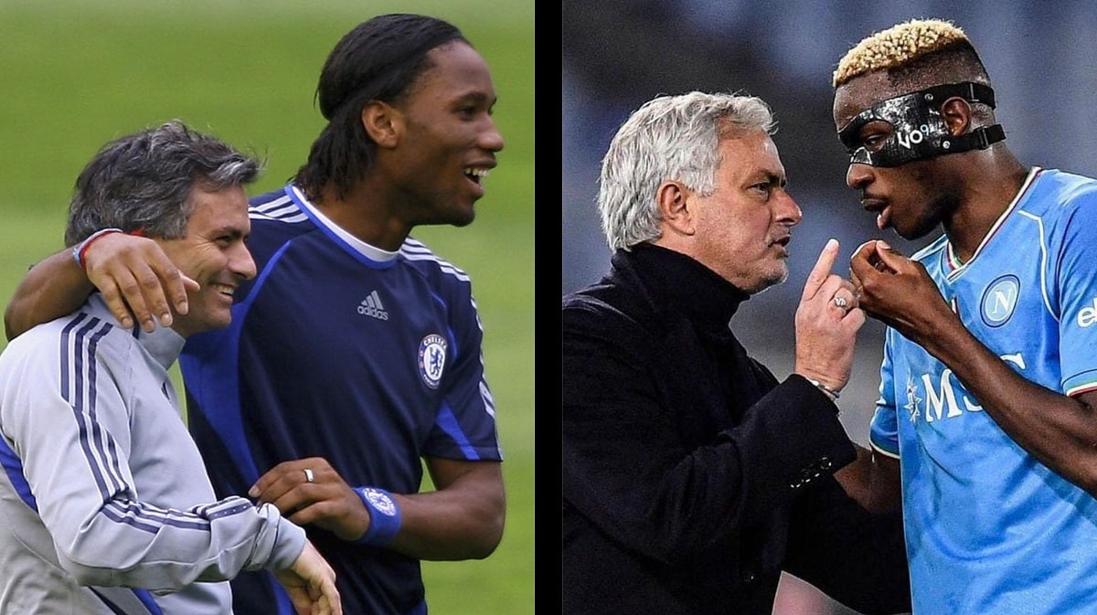 Jose Mourinho Drogba Osimhen - OnzedAfrik
