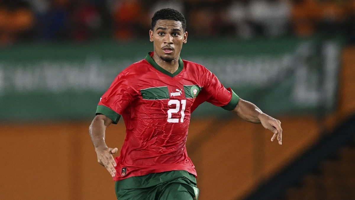 Amine Adli en amical avec le Maroc octobre 2023 1780038 - OnzedAfrik