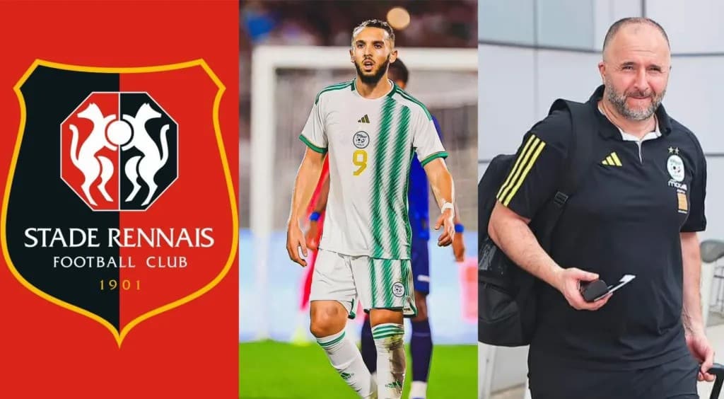Gouiri Belmadi Algerie Rennes - OnzedAfrik