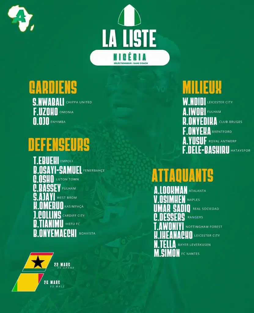 Le Nigéria dévoile sa liste pour la trêve de mars, 1 grand retour et 9 finalistes présents 11 IMG 3786 - OnzedAfrik