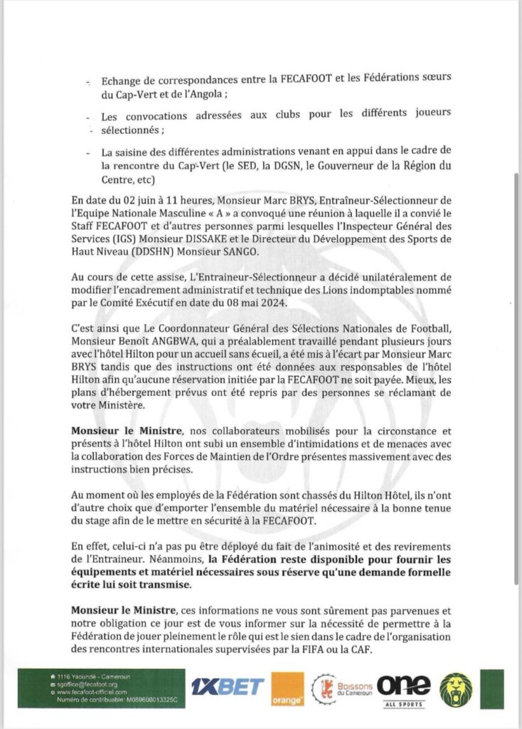 Cameroun : Samuel Eto'o accuse Marc Brys et agit en conséquence ! 18 IMG 6318 - OnzedAfrik