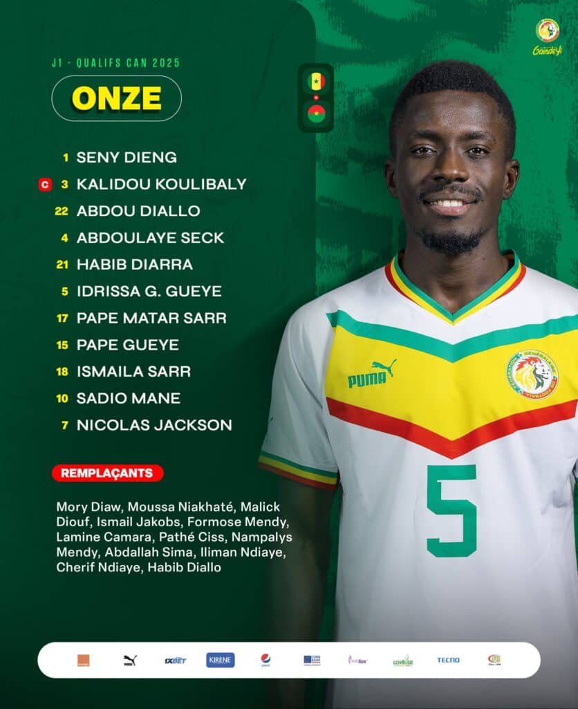 Sénégal - Burkina Faso : les compos officielles dévoilées, Jackson et Gana titulaires 11 IMG 9523 - OnzedAfrik