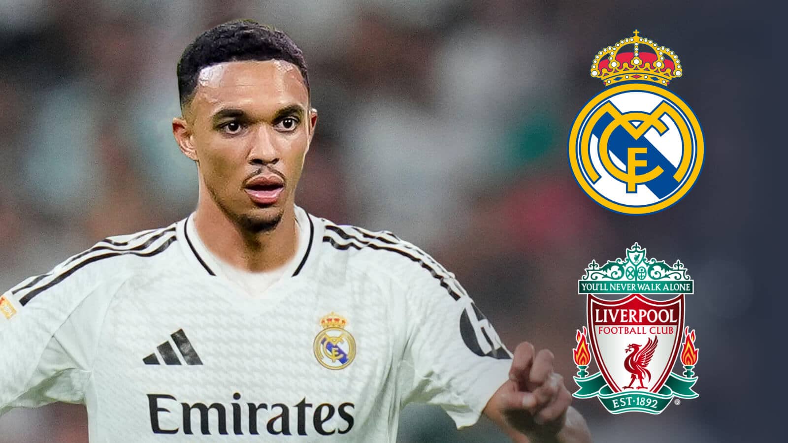 Trent Alexander Arnold is a target for Real Madrid graphic copyright of TEAMtalk - OnzedAfrik