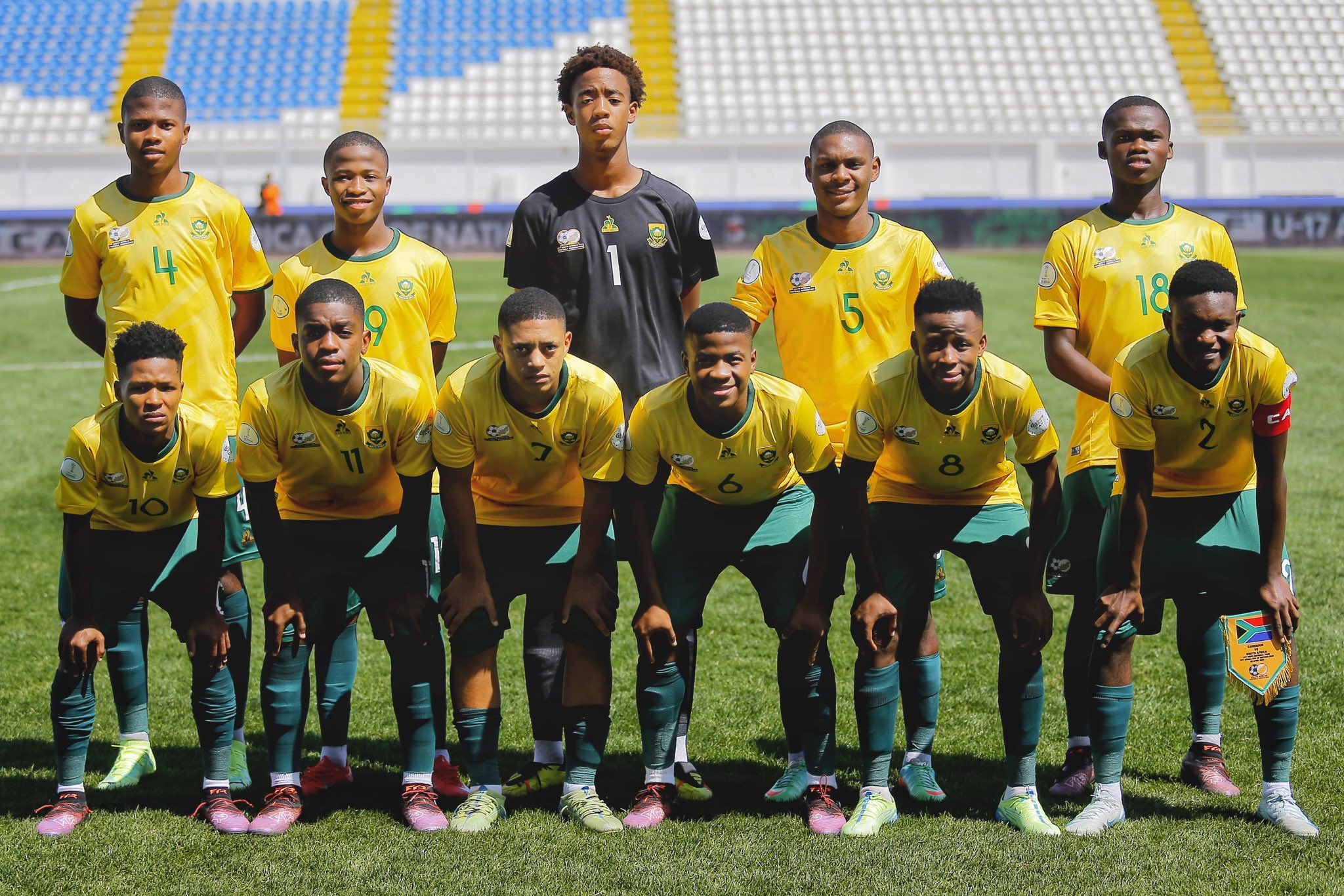 Afrique du Sud U17 - OnzedAfrik