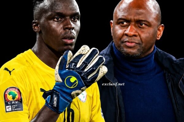 Édouard Mendy et Patrick Vieira : un échange marquant avant la retraite