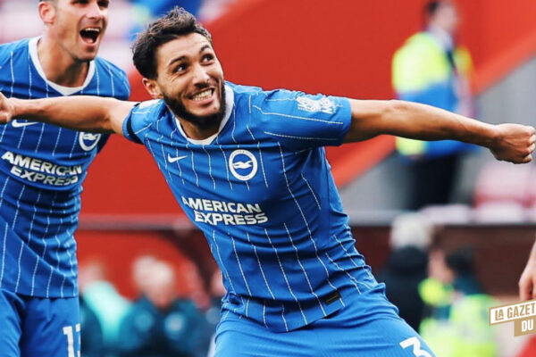 Brighton : Jaouen Hadjam brille avec son premier but en Premier League