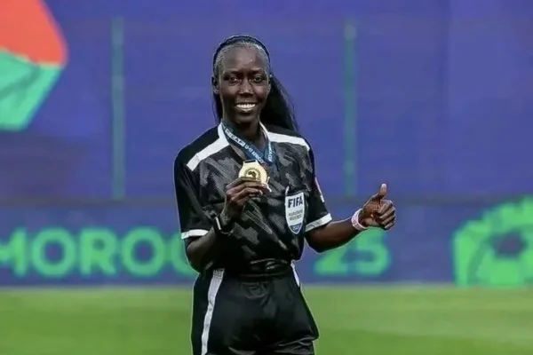 Tabara Mbodji, arbitre sénégalaise au Mondial féminin U17 au Maroc
